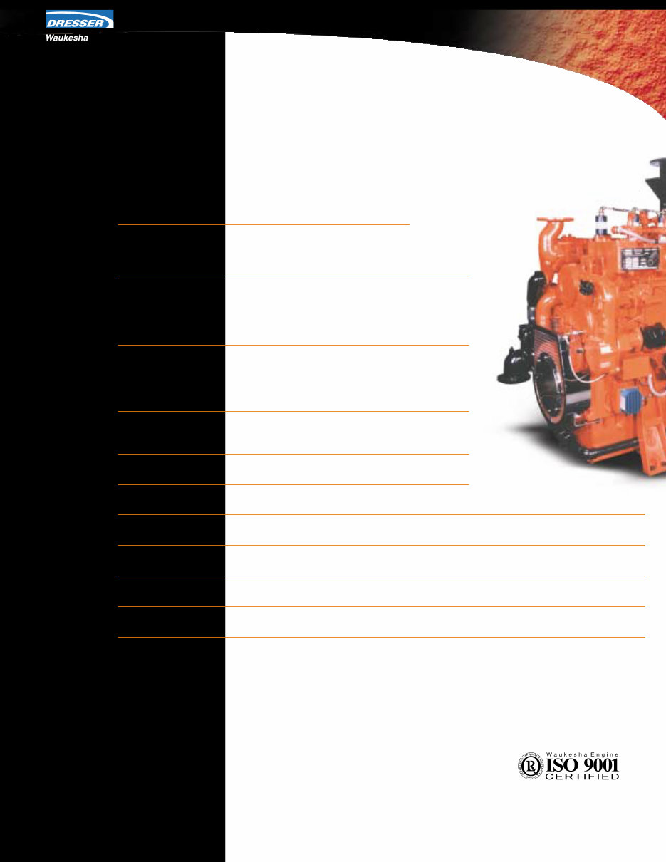 Waukesha Gas engine Ratings for Compression application preview img 1