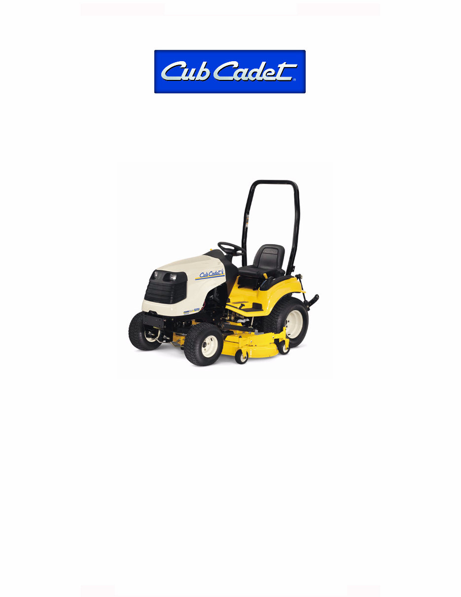 Cub Cadet 5252 5234 5254 Tractor Factory Service Manual preview img 1