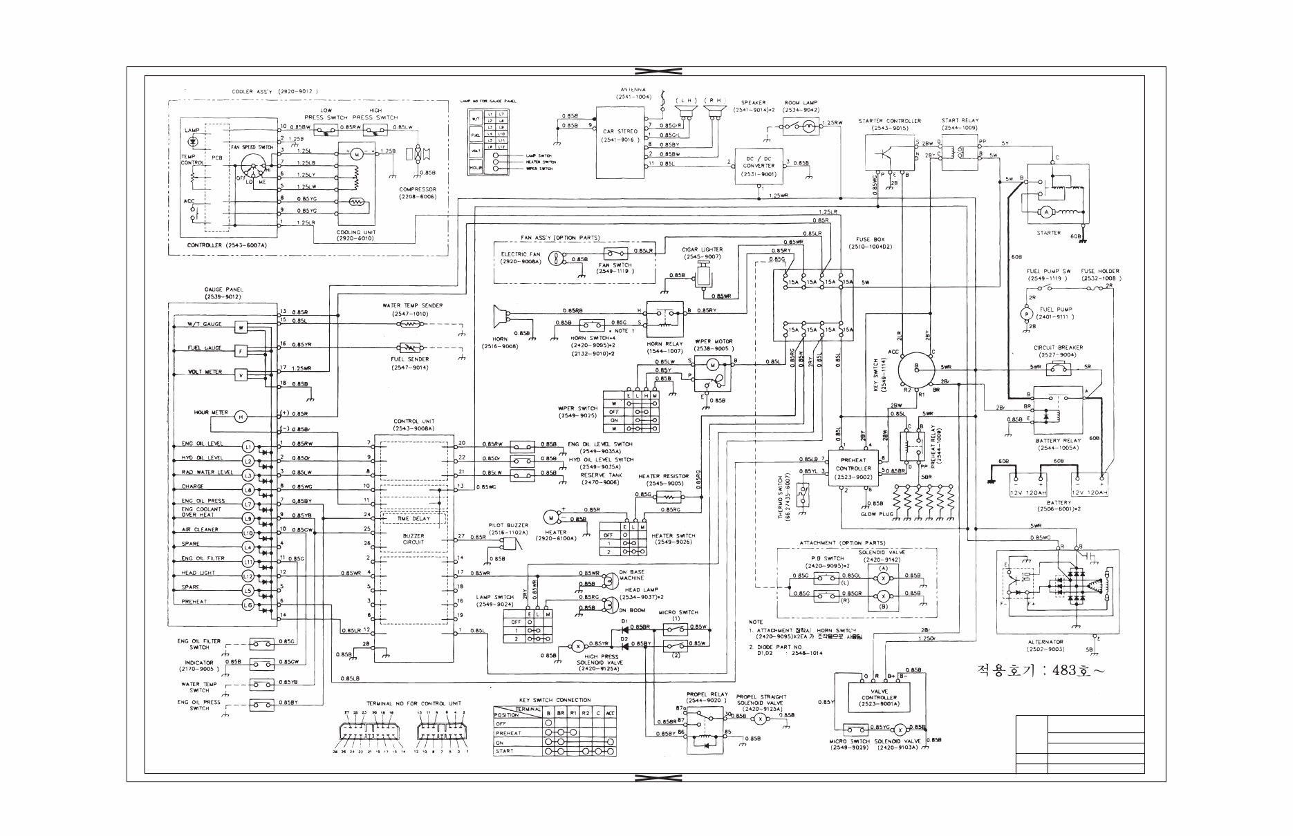 Doosan Daewoo Excavator DH Series Electrical Hydraulic Schem preview img 8
