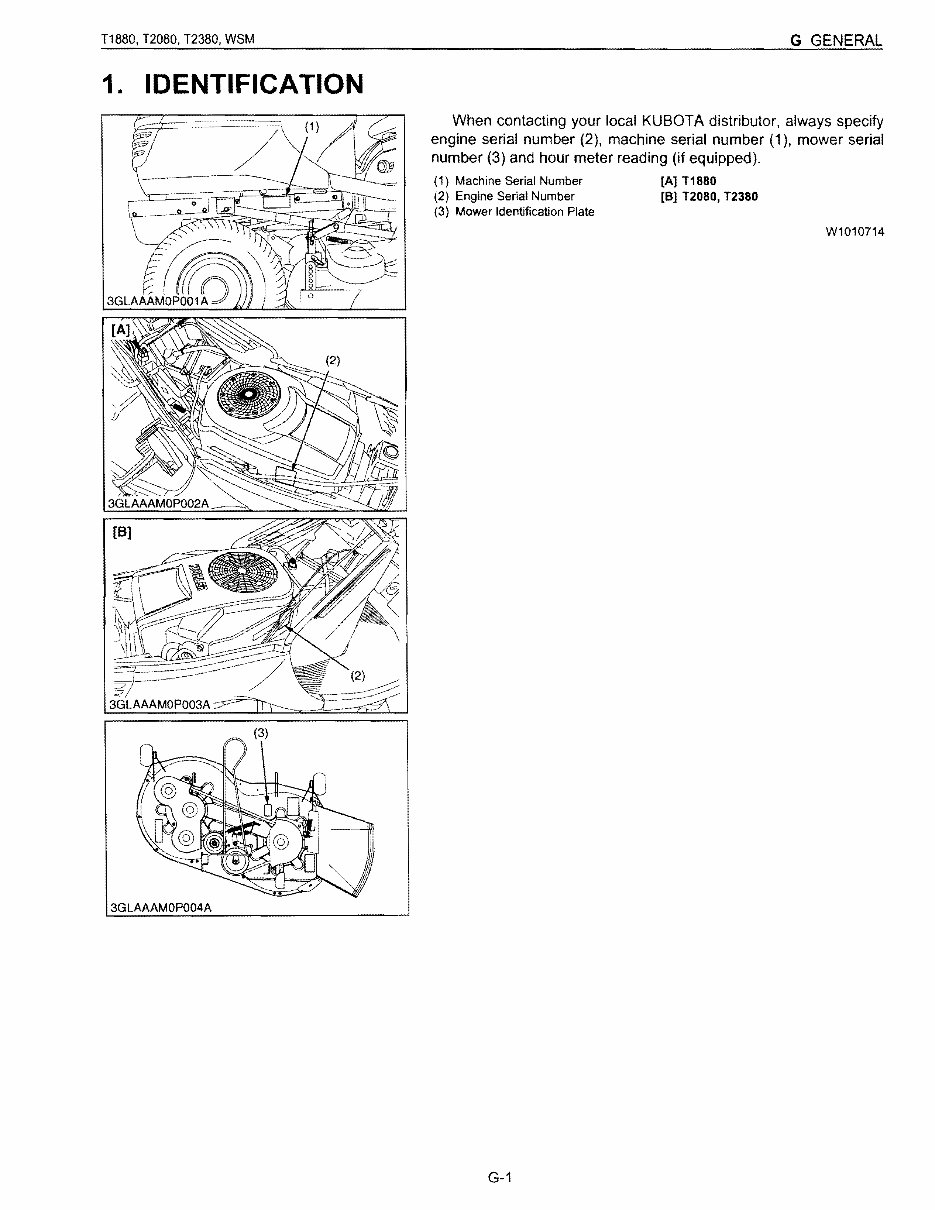 Kubota T1880 T2080 T2380 Lawn Tractor Service Repair Manual preview img 3