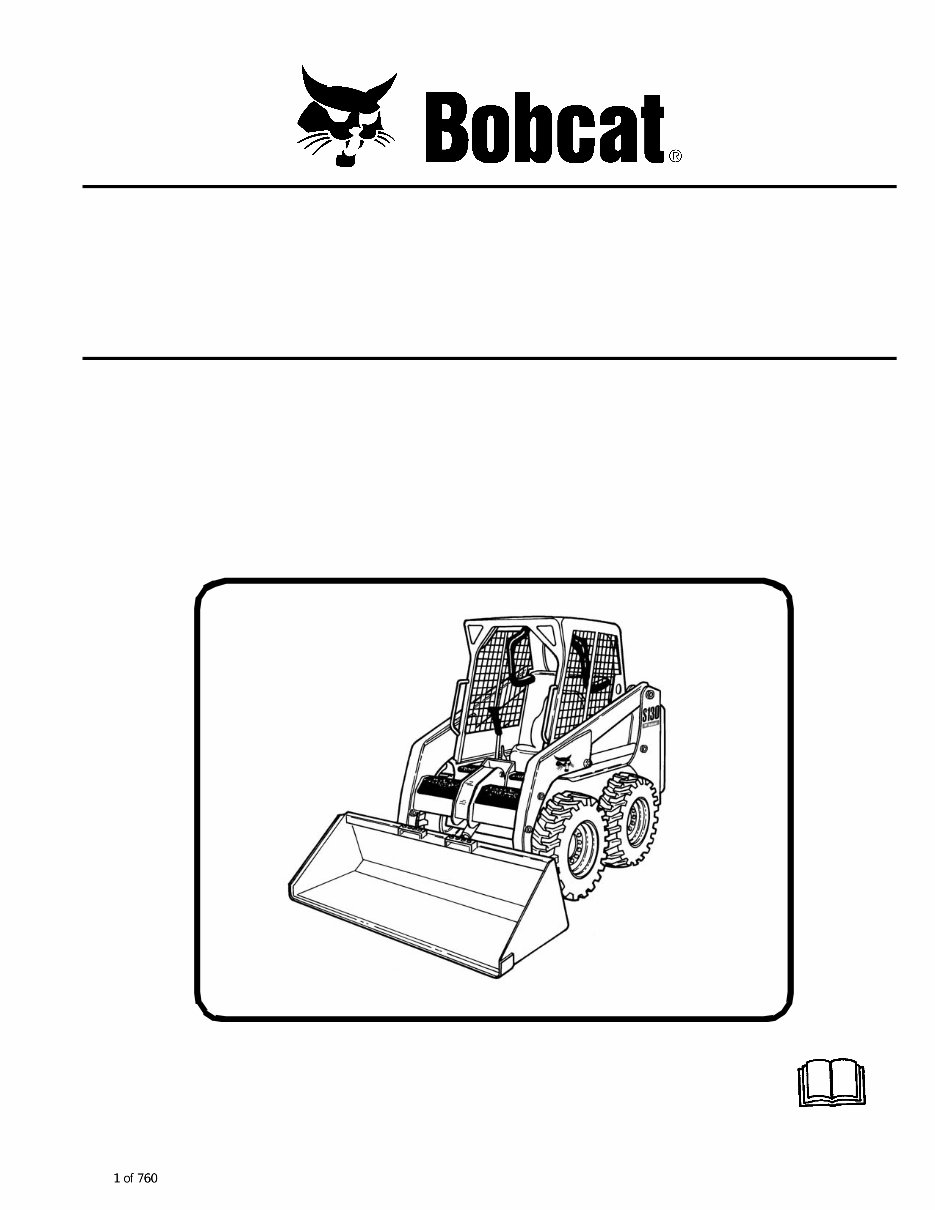 Bobcat S130 Skid-Steer Loader Service & Repair Manual preview img 1