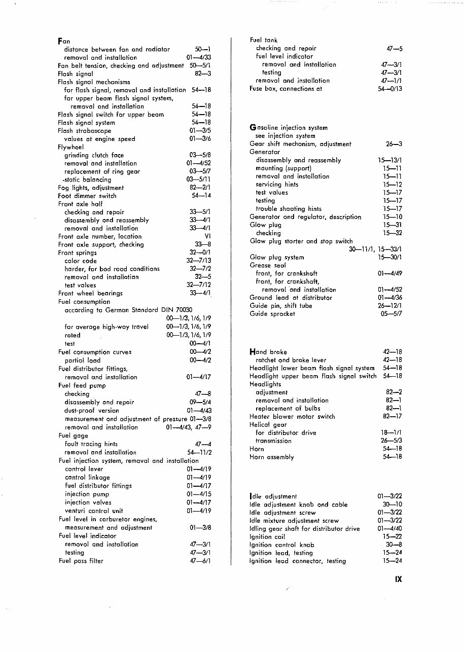 Mercedes-Benz 190D 190DB 190SL Service & Repair Manual preview img 9