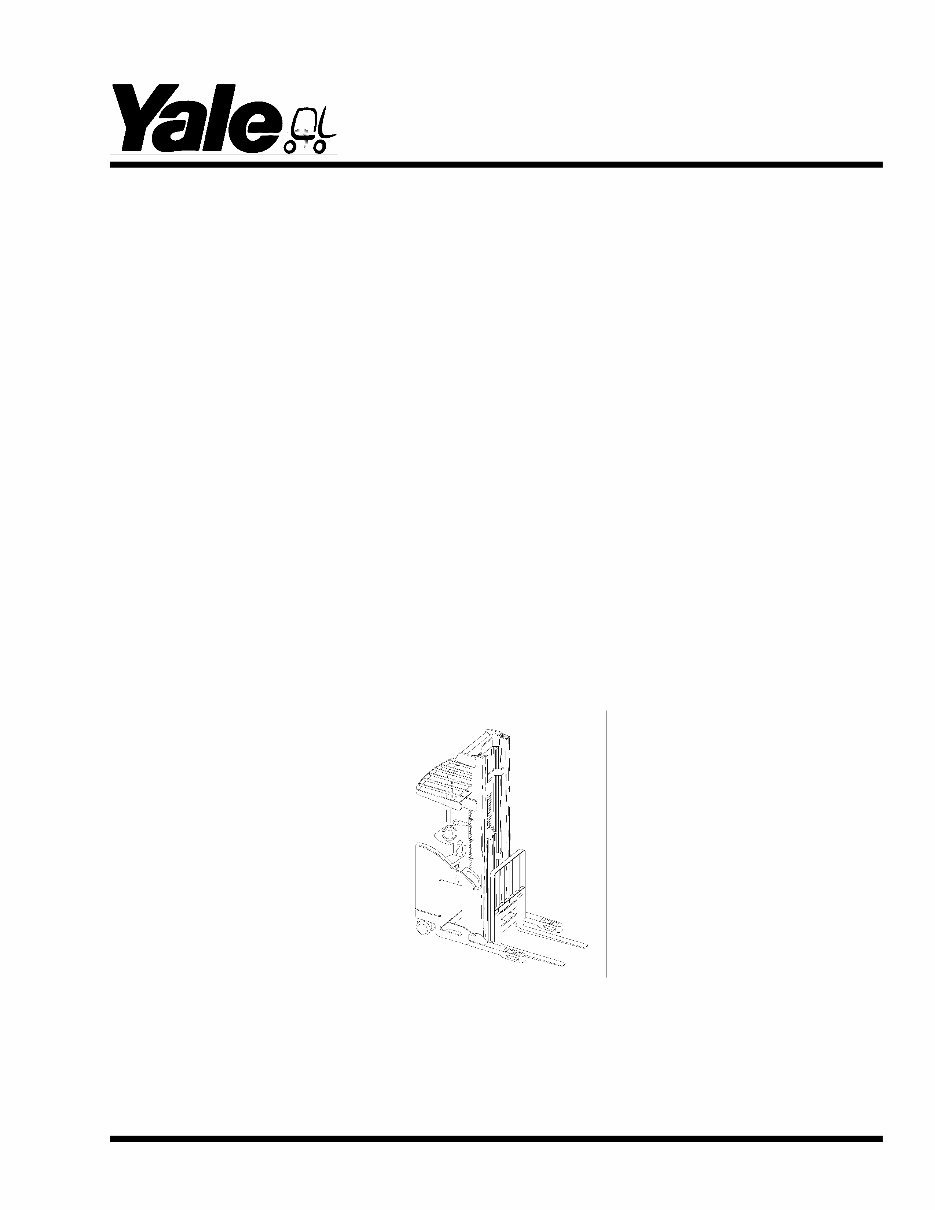 YALE (A295) NR35-40DA, NDR30DA Lift Truck Service Repair Manual preview img 1