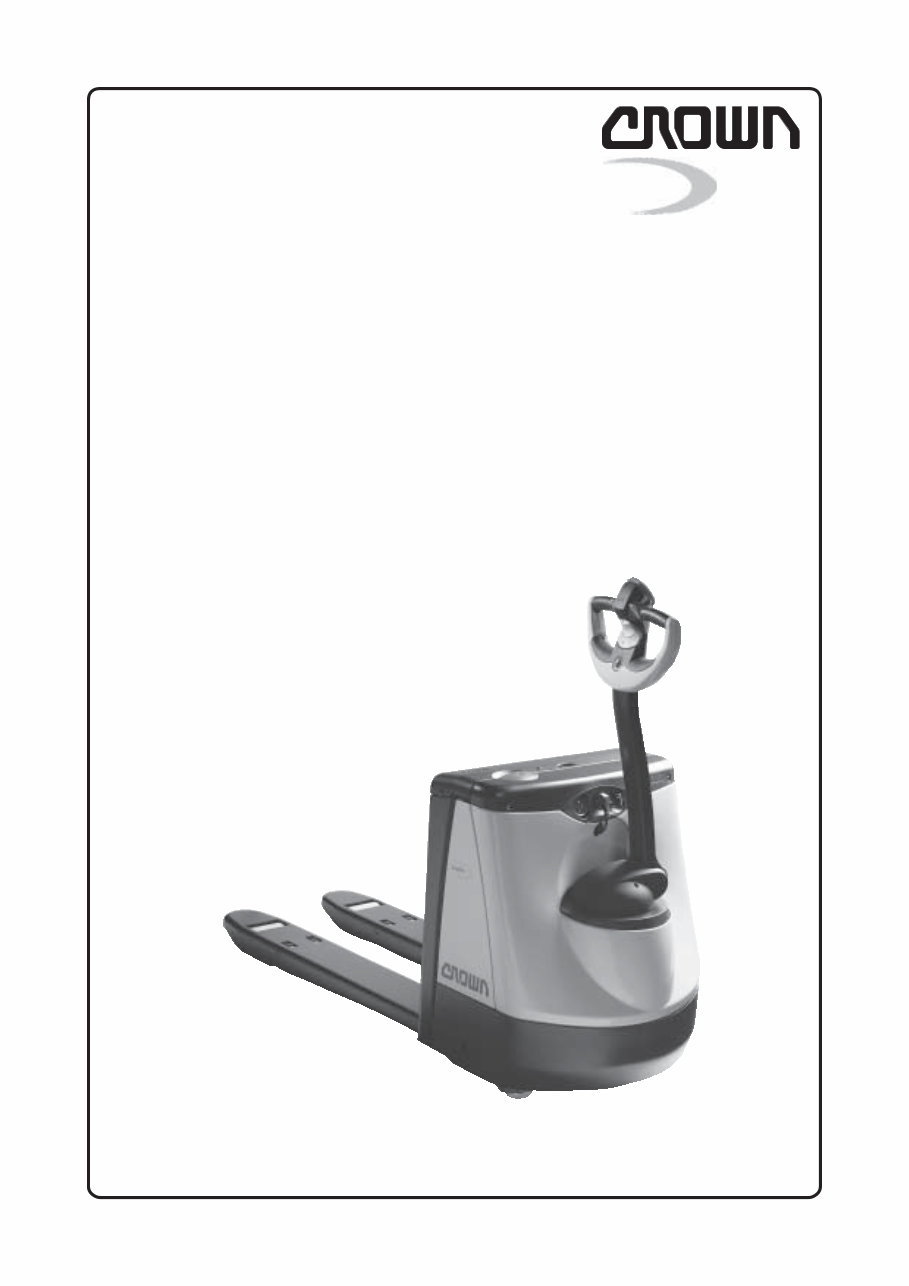 CROWN WP2300 Series Forklift Service Repair Manual preview img 1