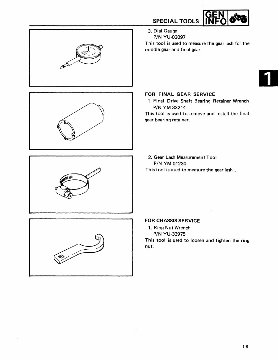 Yamaha Moto-4 225 ATV Service Repair Manual YFM225 (Highly Detailed FSM, Preview) preview img 10