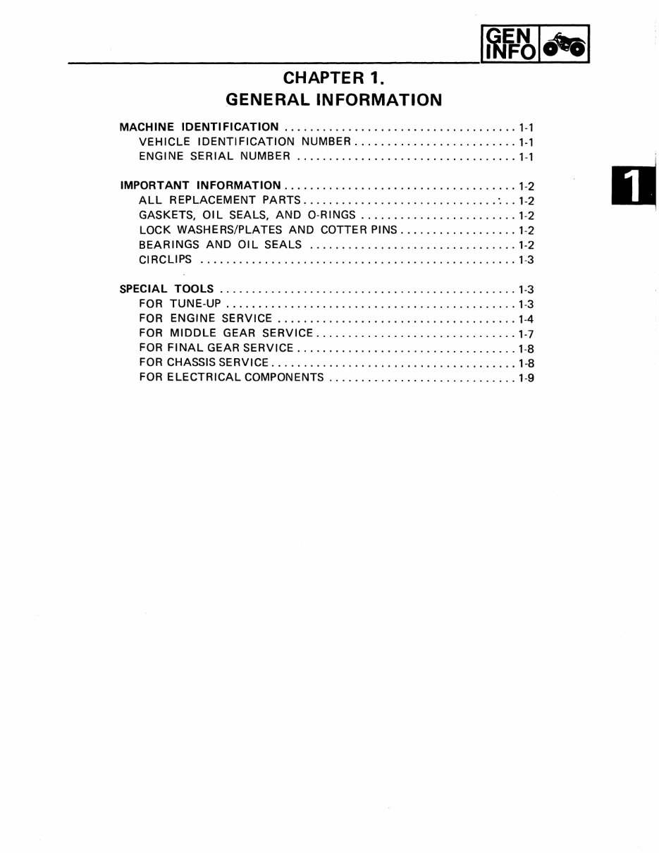 Yamaha Moto-4 225 ATV Service Repair Manual YFM225 (Highly Detailed FSM, Preview) preview img 2