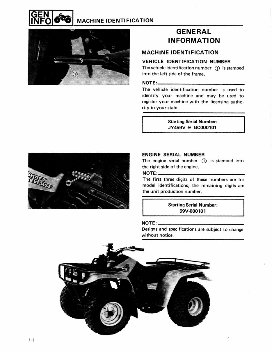 Yamaha Moto-4 225 ATV Service Repair Manual YFM225 (Highly Detailed FSM, Preview) preview img 3
