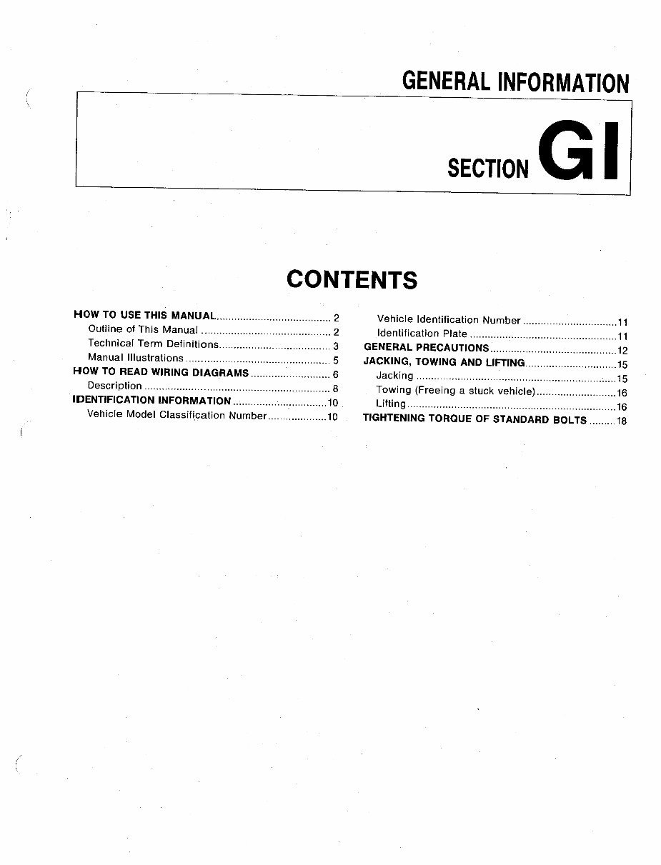 NISSAN Forklift P01 P02 PO1 PO2 series Workshop Service Manual preview img 4