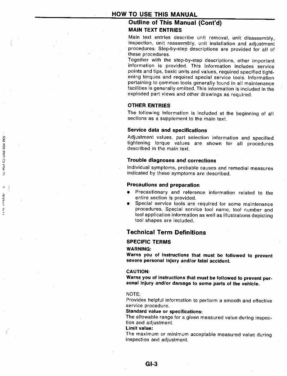 NISSAN Forklift P01 P02 PO1 PO2 series Workshop Service Manual preview img 6