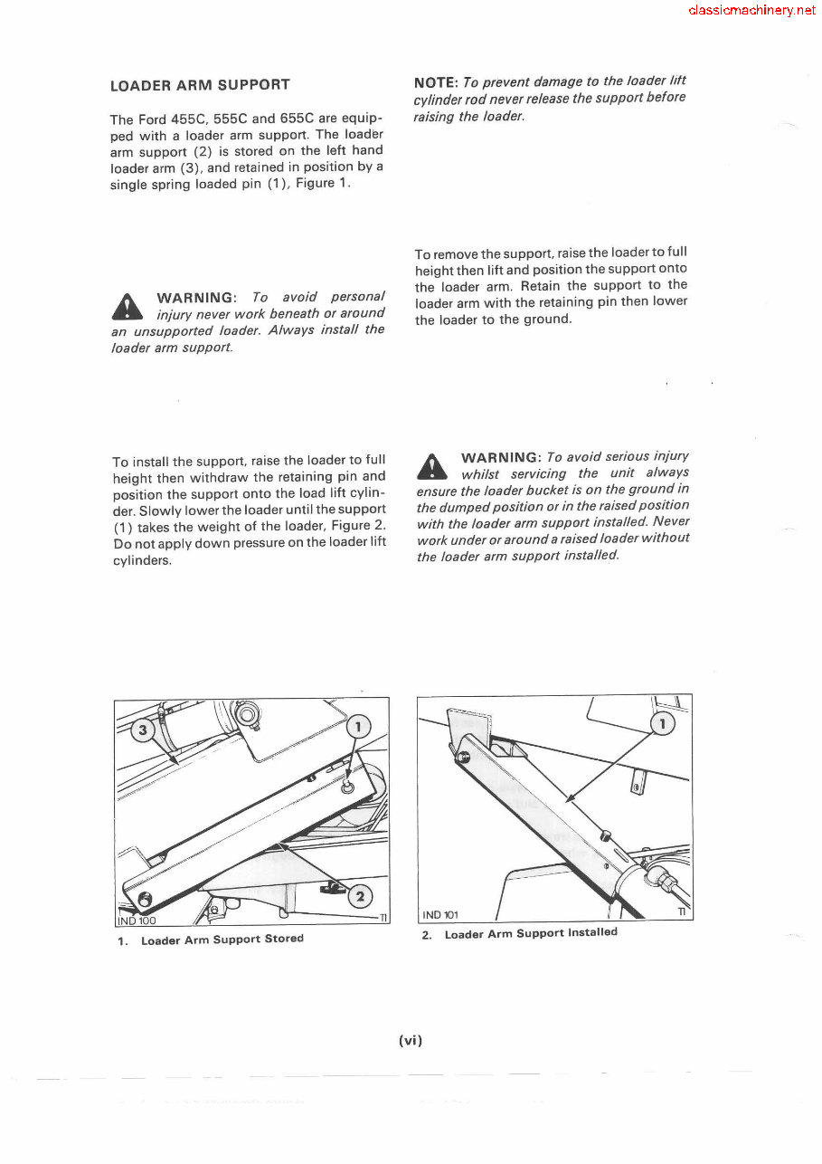 FORD 455C 555C 655C Tractor Loader BACKHOE Repair Manual preview img 6