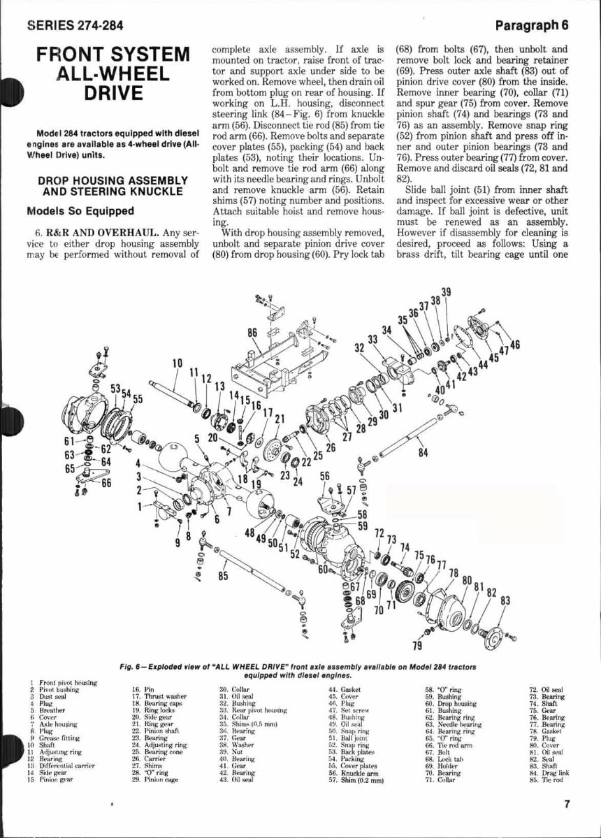 Case IH 284 Tractor Complete Workshop Service Repair Manual preview img 7