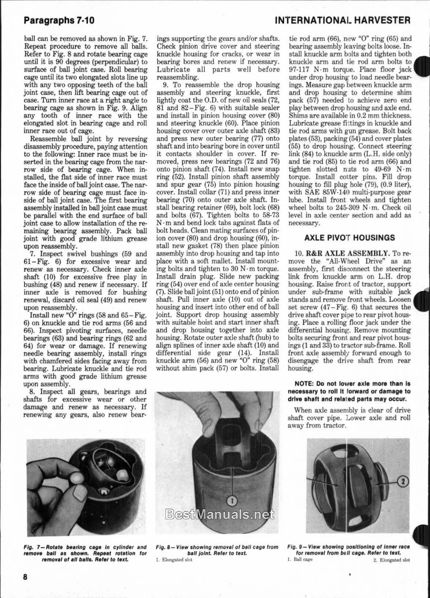 Case IH 284 Tractor Complete Workshop Service Repair Manual preview img 8