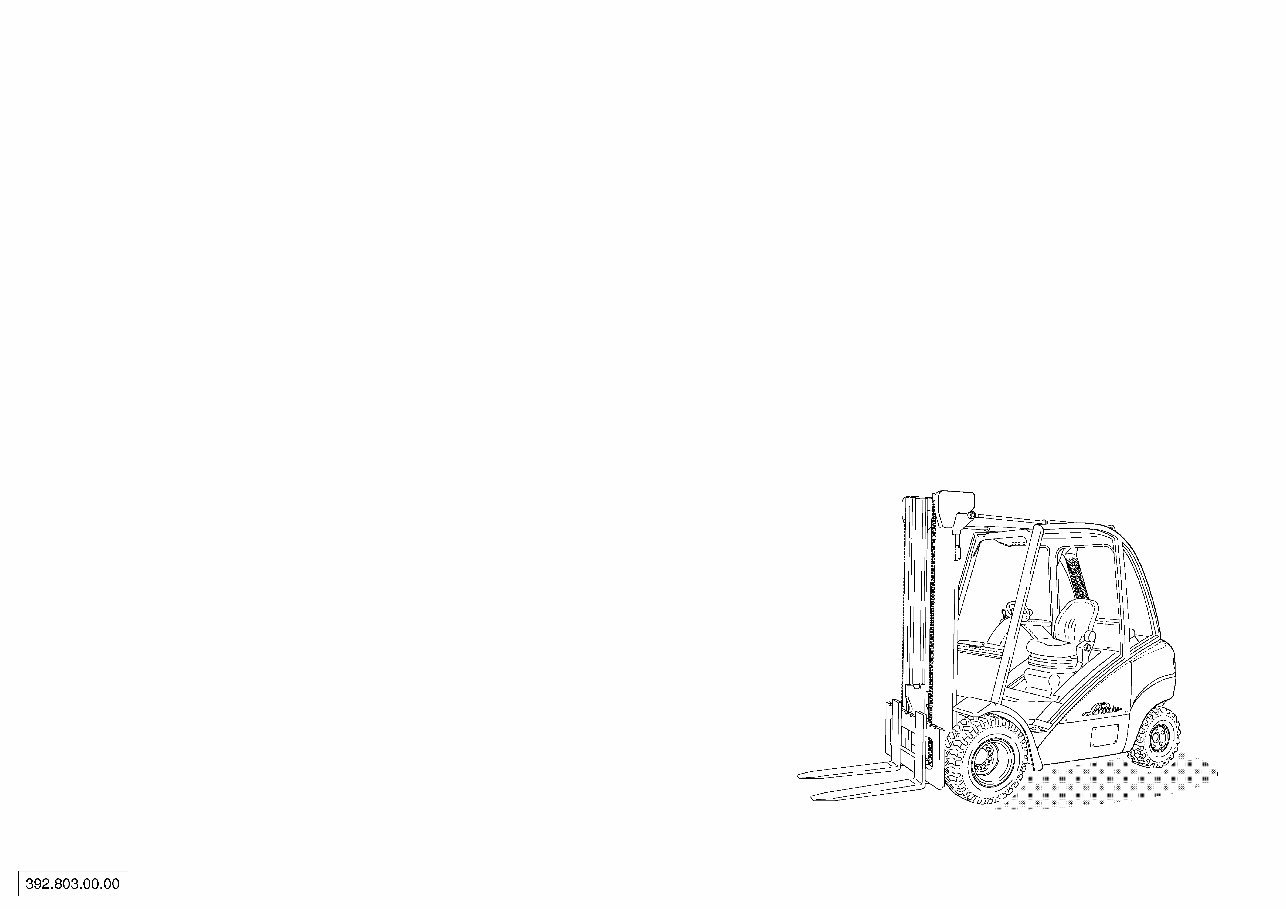 LINDE ForkliftS H20-25 MASTER Parts Manual preview img 1