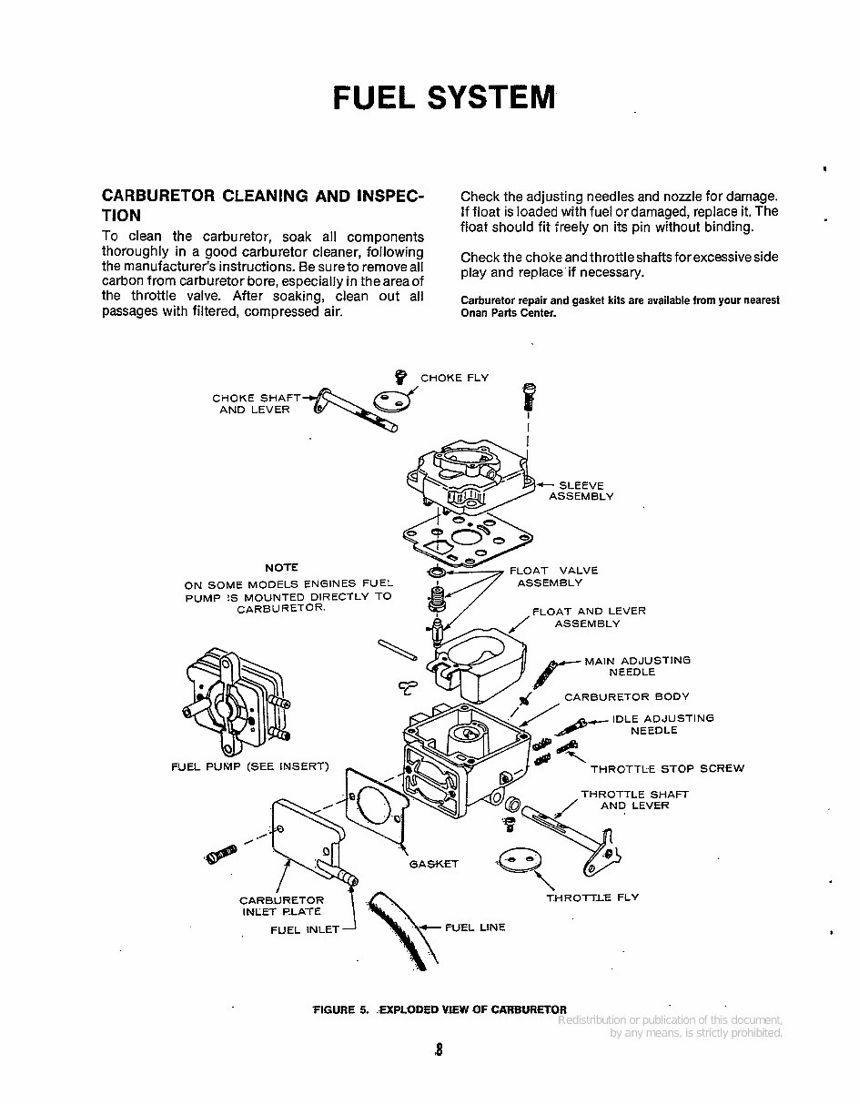 ONAN EngineS BG Parts and Service Manual preview img 10
