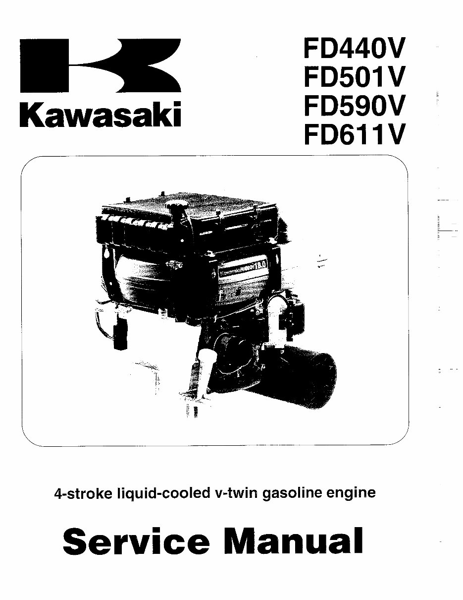 Kawasaki FD590V Engine Factory Service & Work Shop Manual preview img 1