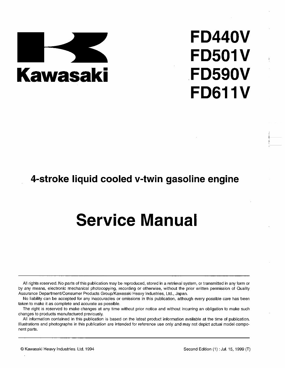 Kawasaki FD590V Engine Factory Service & Work Shop Manual preview img 5