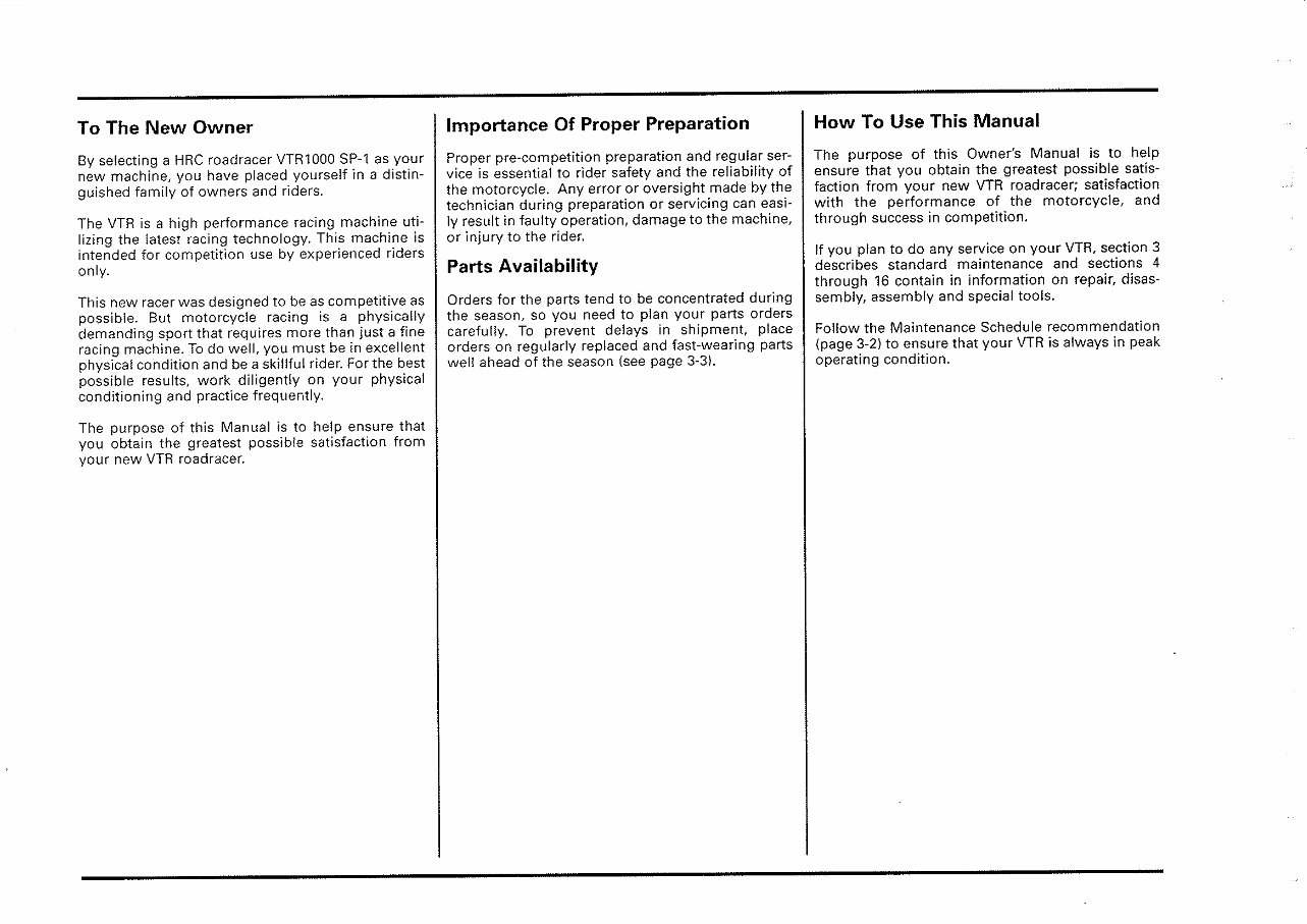 Honda VTR1000 SP1 HRC Service Repair Manual preview img 7