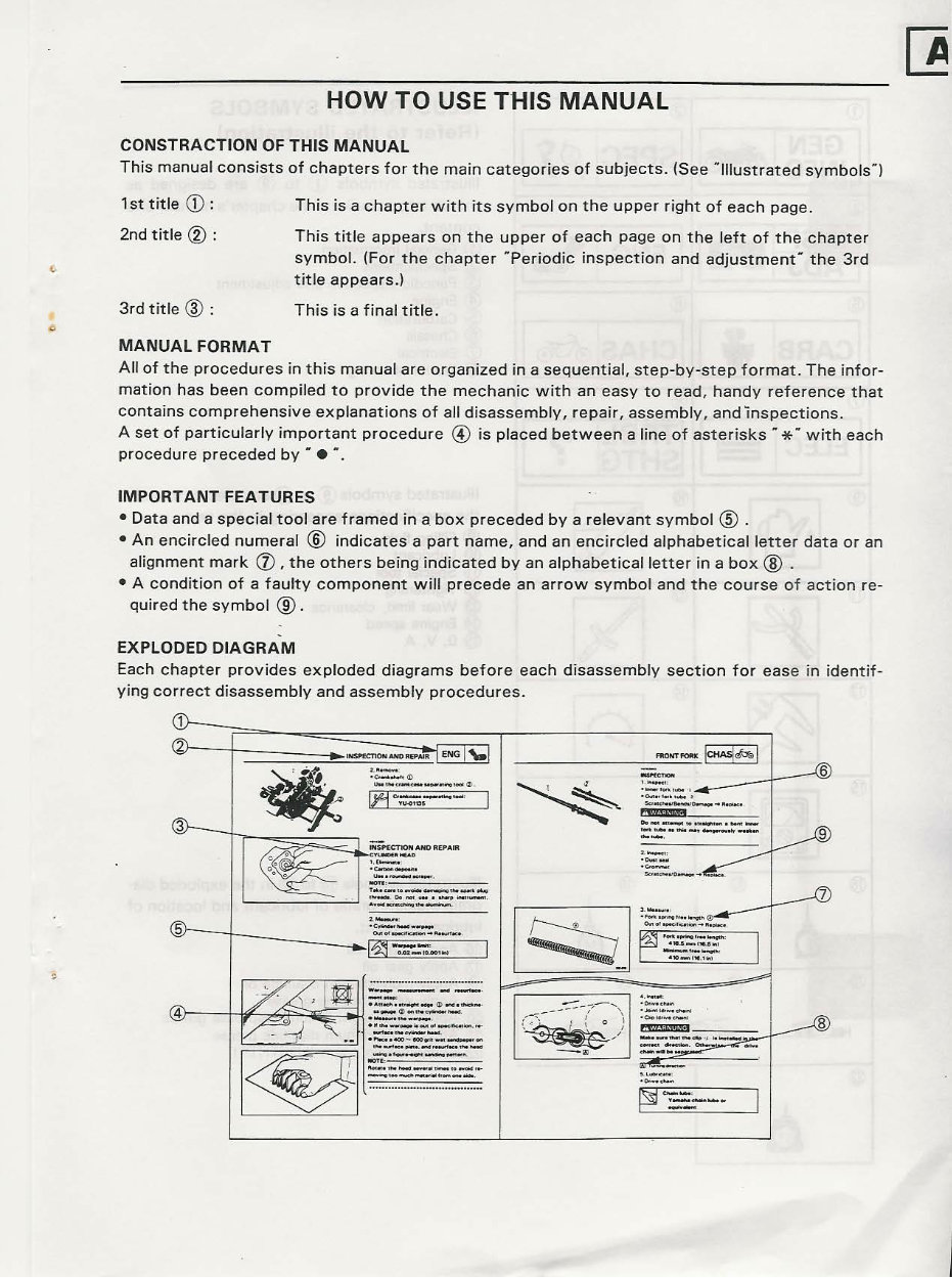 Yamaha Xt500e / Xt600e Service Repair Manual preview img 6