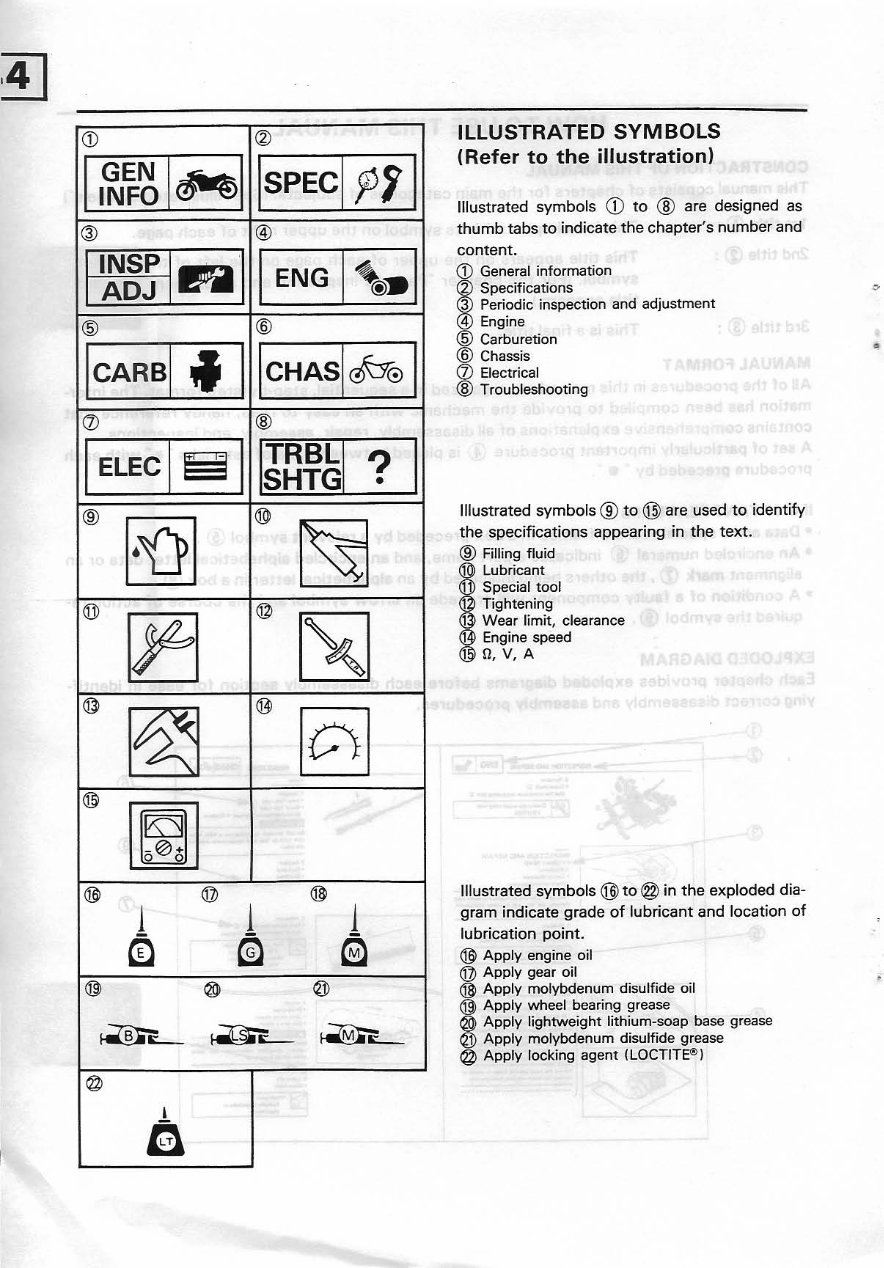 Yamaha Xt500e / Xt600e Service Repair Manual preview img 7