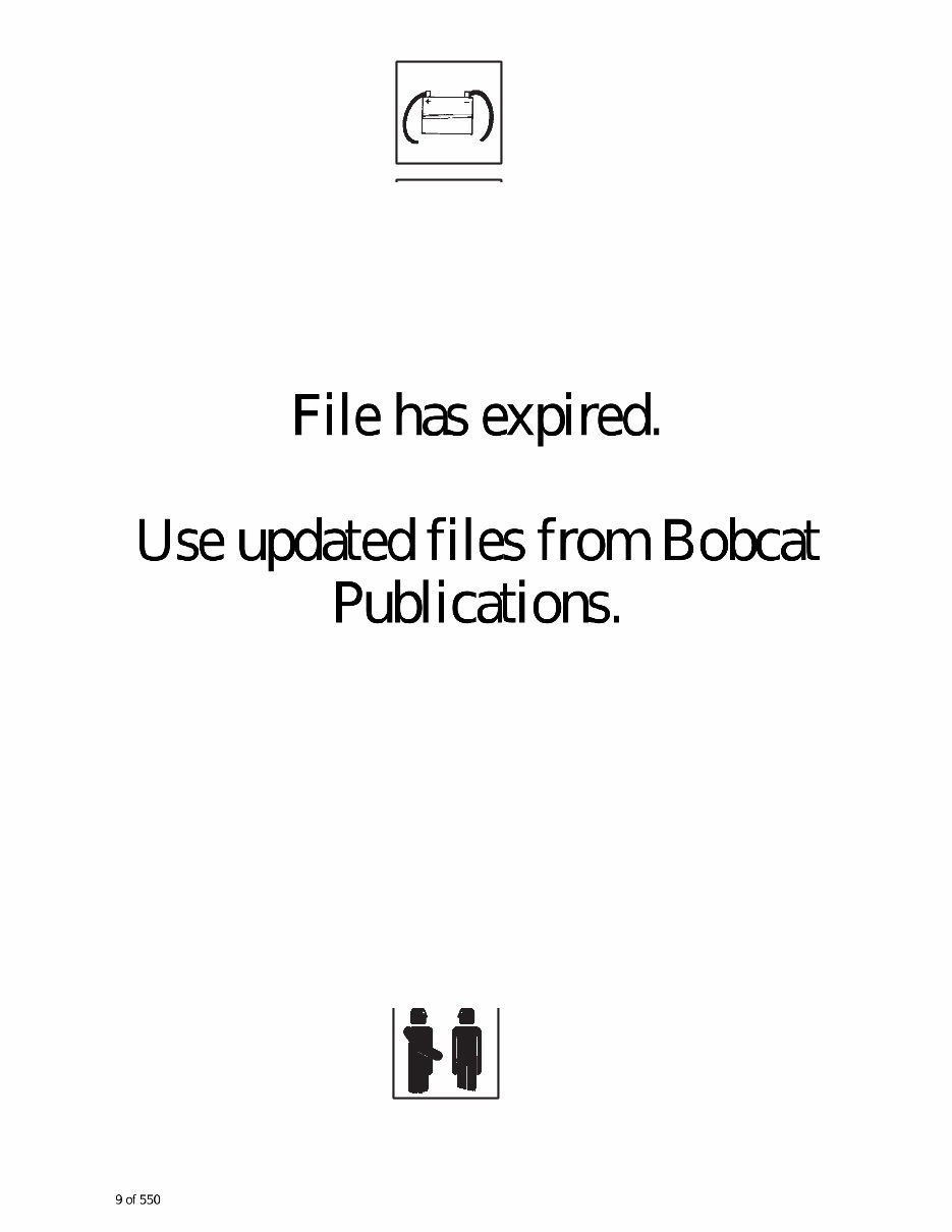 Bobcat 863 High Flow 514425001 + Factory Service & Work Shop Manual preview img 9