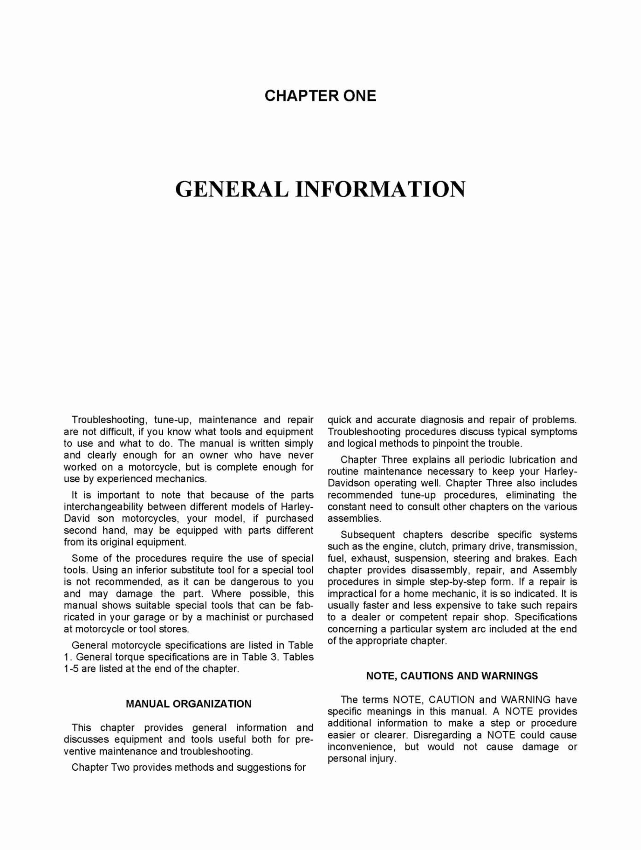 1966-1984 Harley-Davidson Shovelhead Service & Repair Manual preview img 1