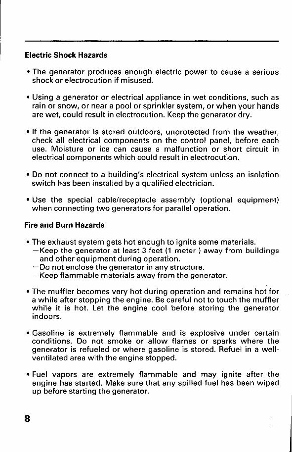 Honda EU2600i/EU3000is Generators Owners Manual preview img 10