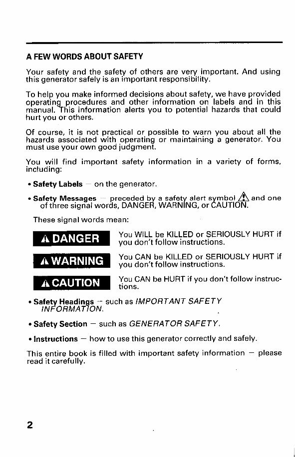 Honda EU2600i/EU3000is Generators Owners Manual preview img 4