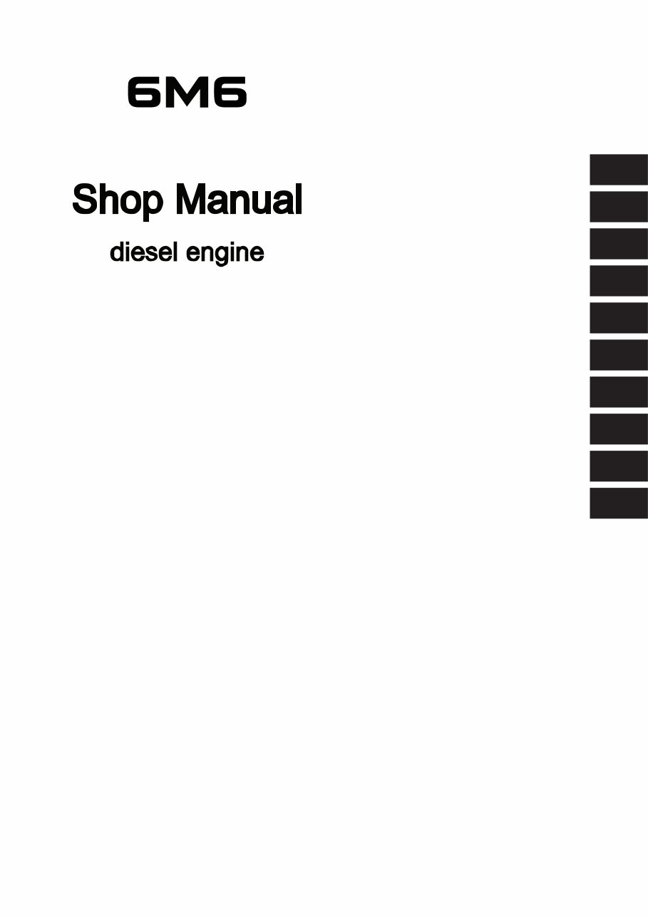 Mitsubishi 6M60 Diesel Engine Service Repair Manual preview img 3