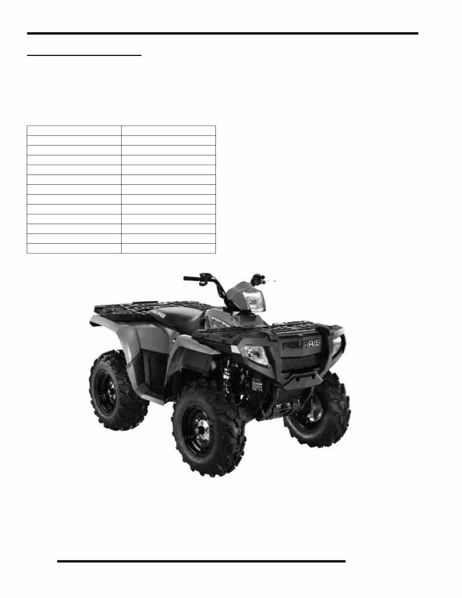 2006 Polaris Sportsman 450 500 EFI X-2 Repair Service Manual preview img 6