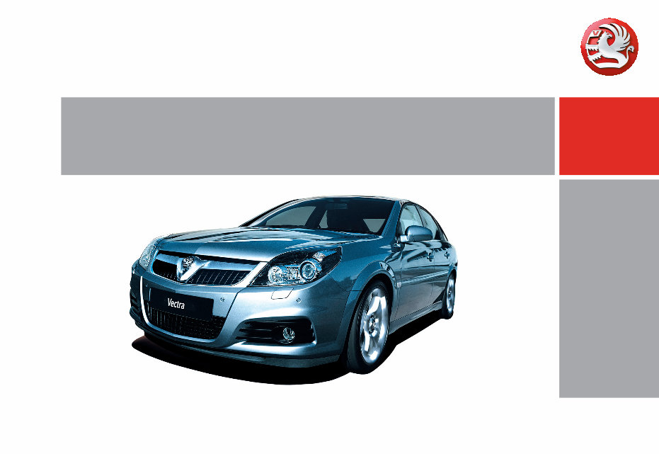 Vauxhall Vectra Owner ‘s Manual preview img 1