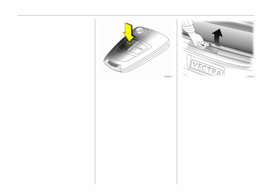 Vauxhall Vectra Owner ‘s Manual preview img 7