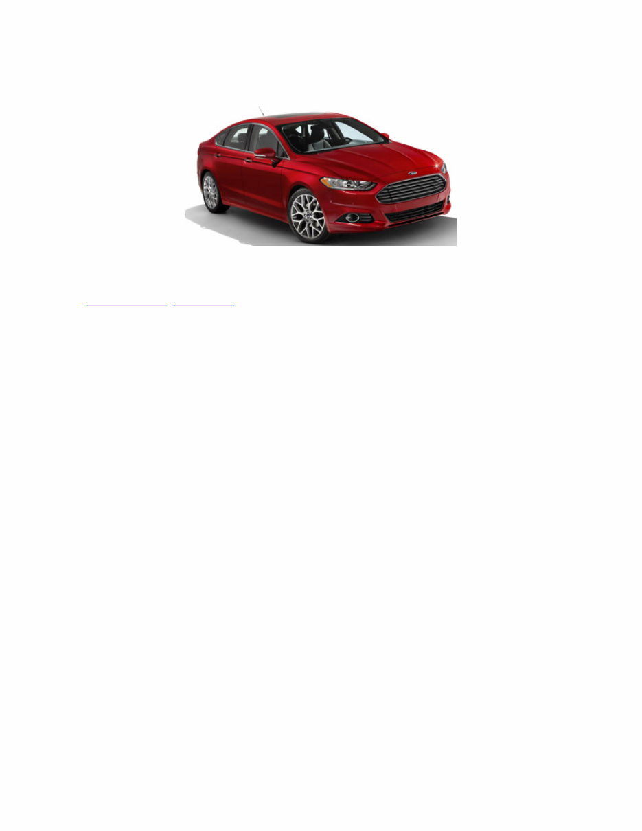 2013 Ford Fusion - C7 (CD391) Service & Repair Manual preview img 1