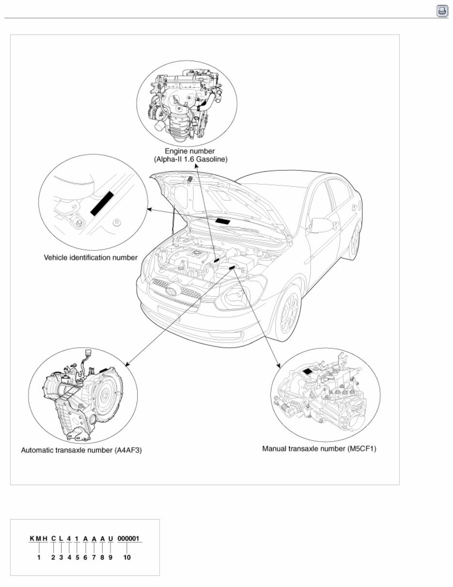 2010 Hyundai ACCENT (MC) G 1.6 DOHC Service & Repair Manual preview img 1