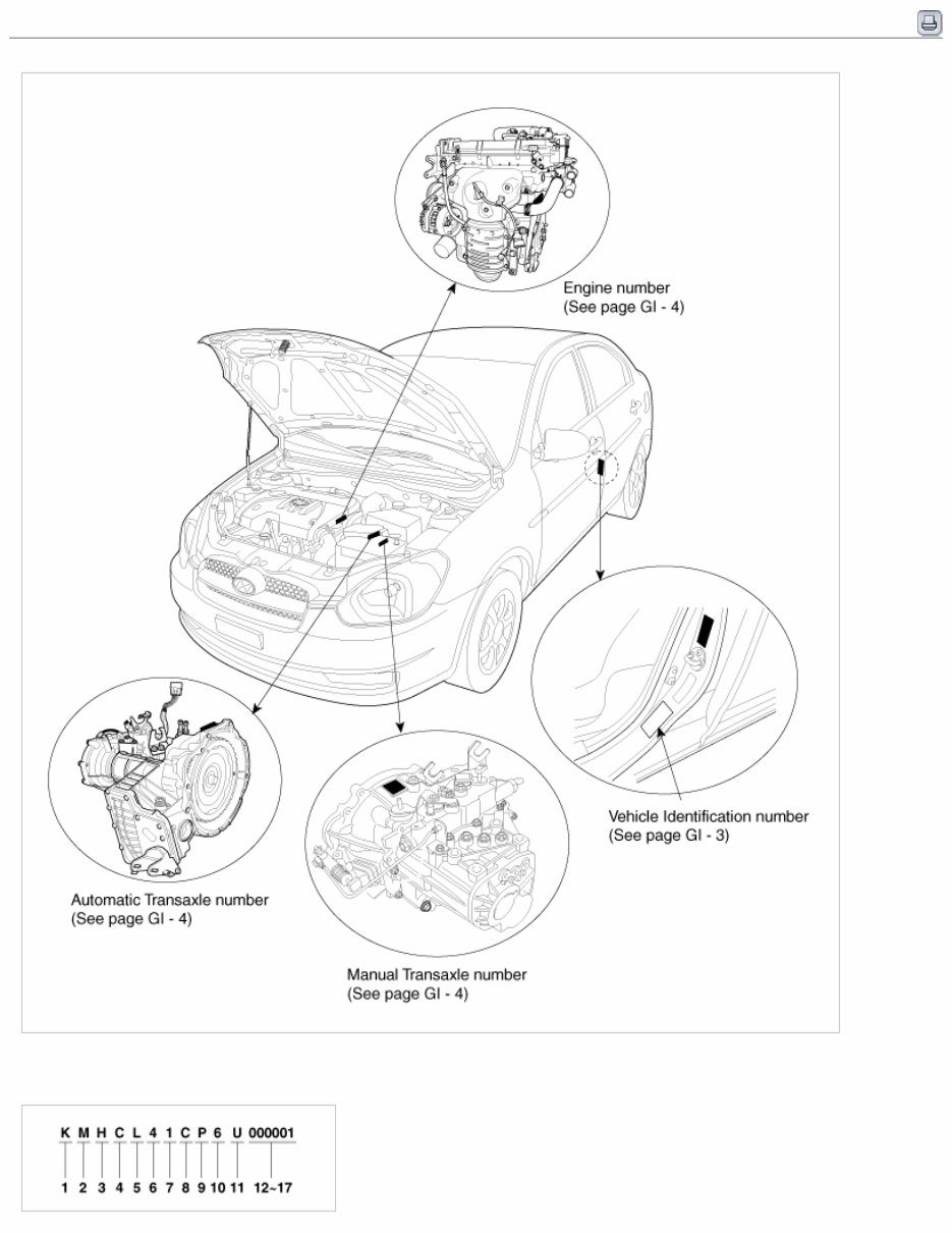2007 Hyundai ACCENT (MC) G 1.6 DOHC Service & Repair Manual preview img 1