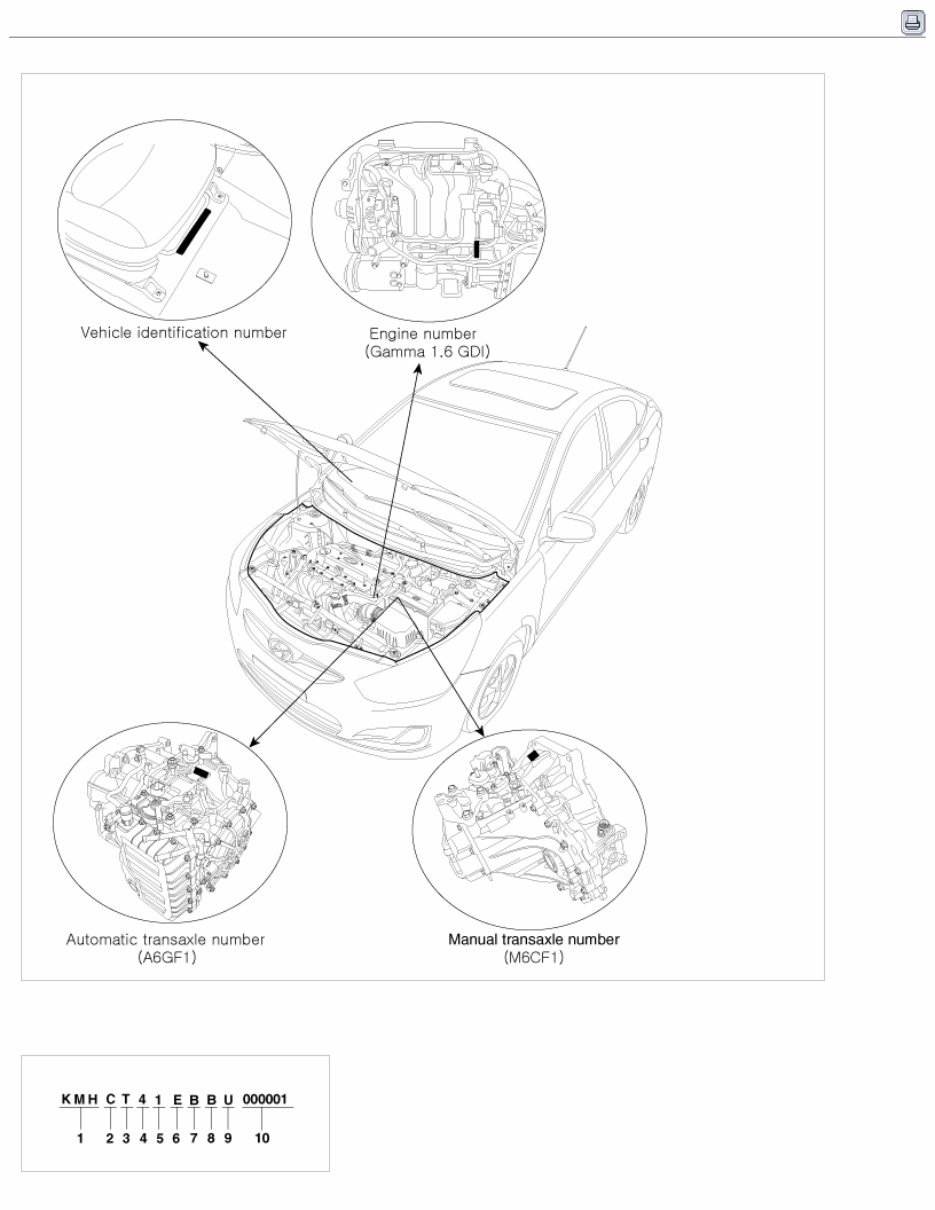 2012 Hyundai ACCENT (RB) G 1.6 GDI Service & Repair Manual preview img 1