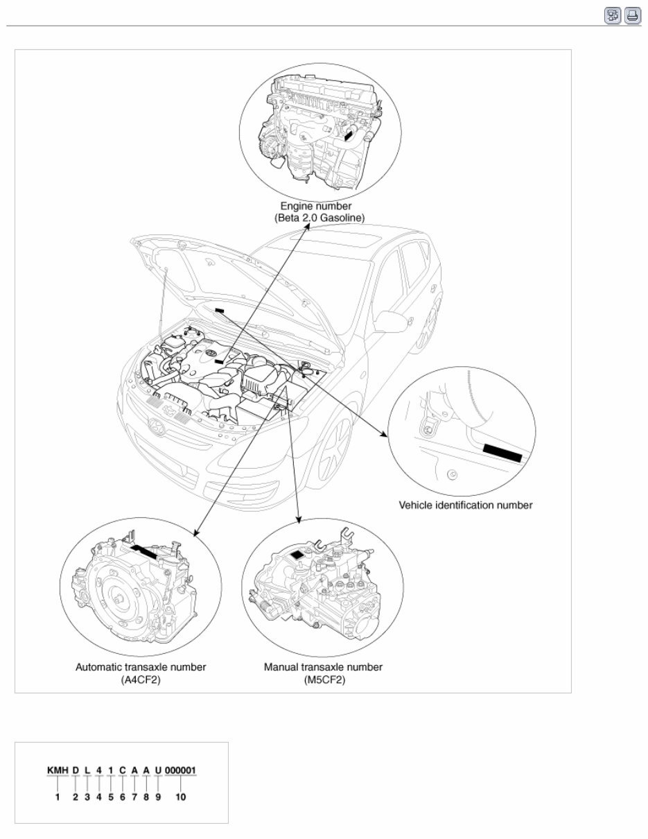 2010 Hyundai ELANTRA TOURING (FD) G 2.0 MPI Service & Repair Manual preview img 1