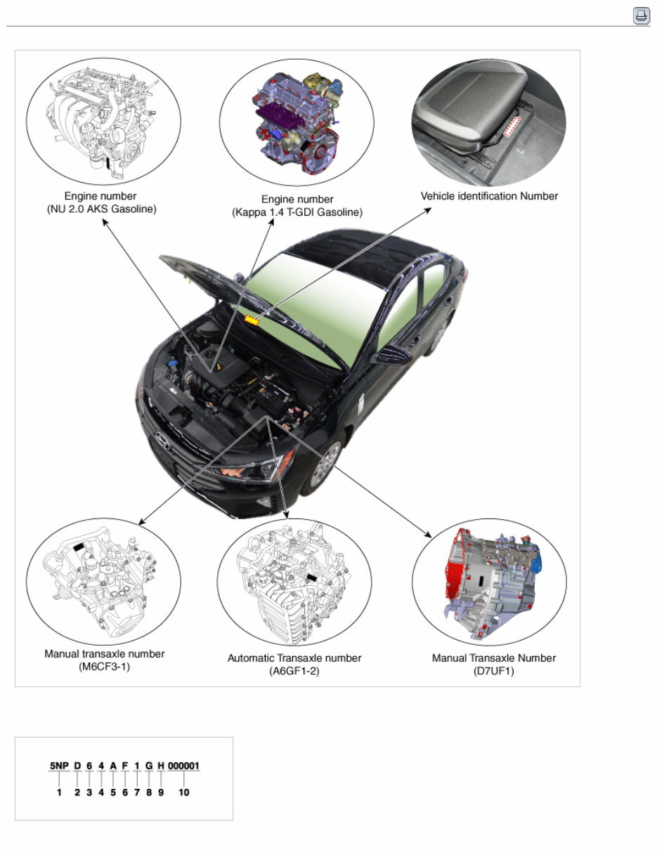 2019 Hyundai ELANTRA (ADA) G 2.0 MPI Service & Repair Manual preview img 2