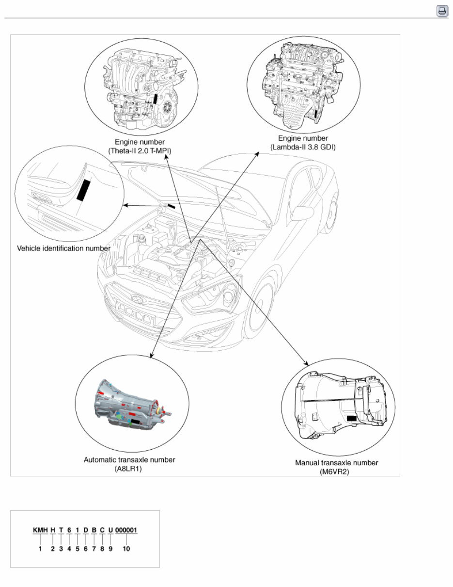 2016 Hyundai GENESIS COUPE (BK) G 2.0 T-MPI Service & Repair Manual preview img 1
