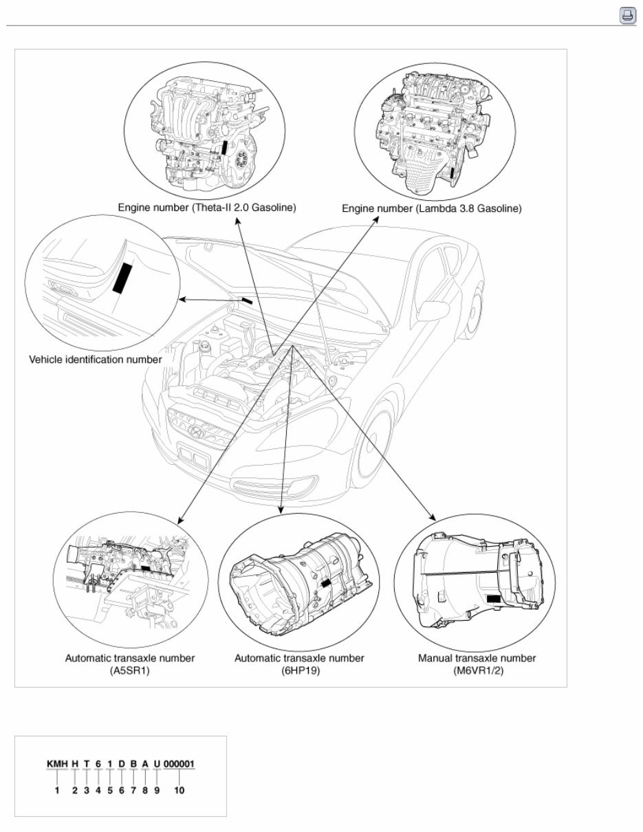 2010 Hyundai GENESIS COUPE (BK) G 2.0 T-MPI Service & Repair Manual preview img 1