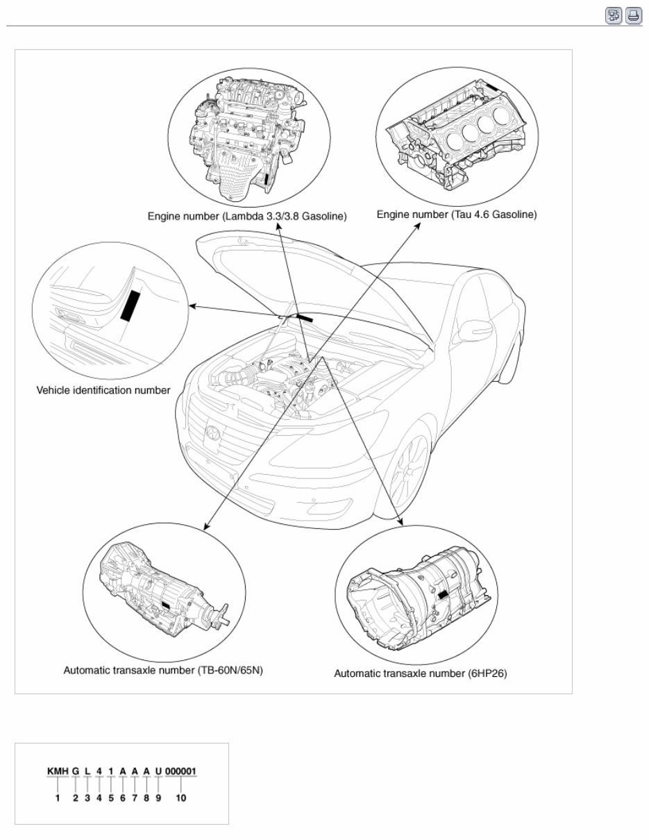 2010 Hyundai GENESIS (BH) G 4.6 MPI Service & Repair Manual preview img 1