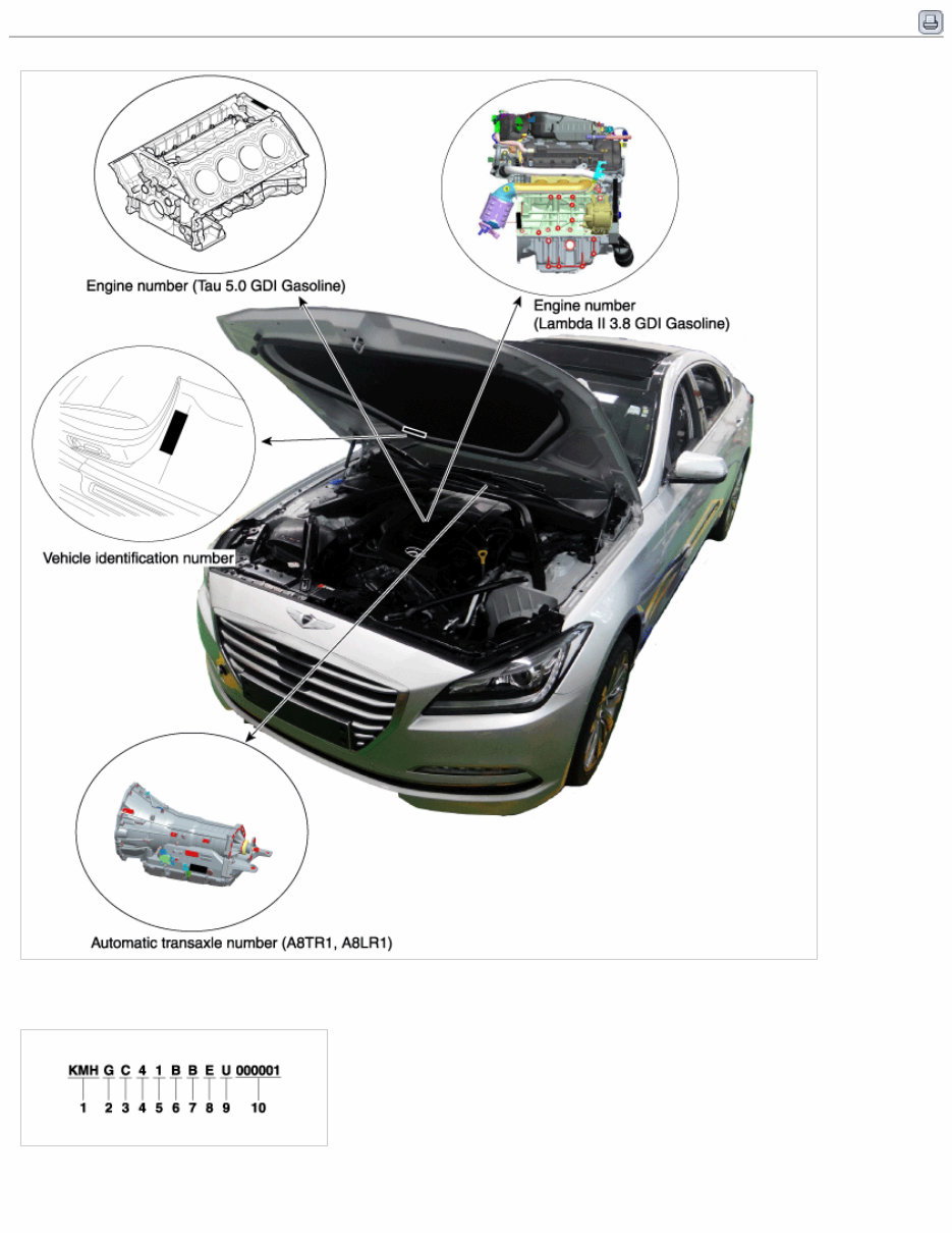 2016 Hyundai GENESIS (DH) G 3.8 GDI Service & Repair Manual preview img 2