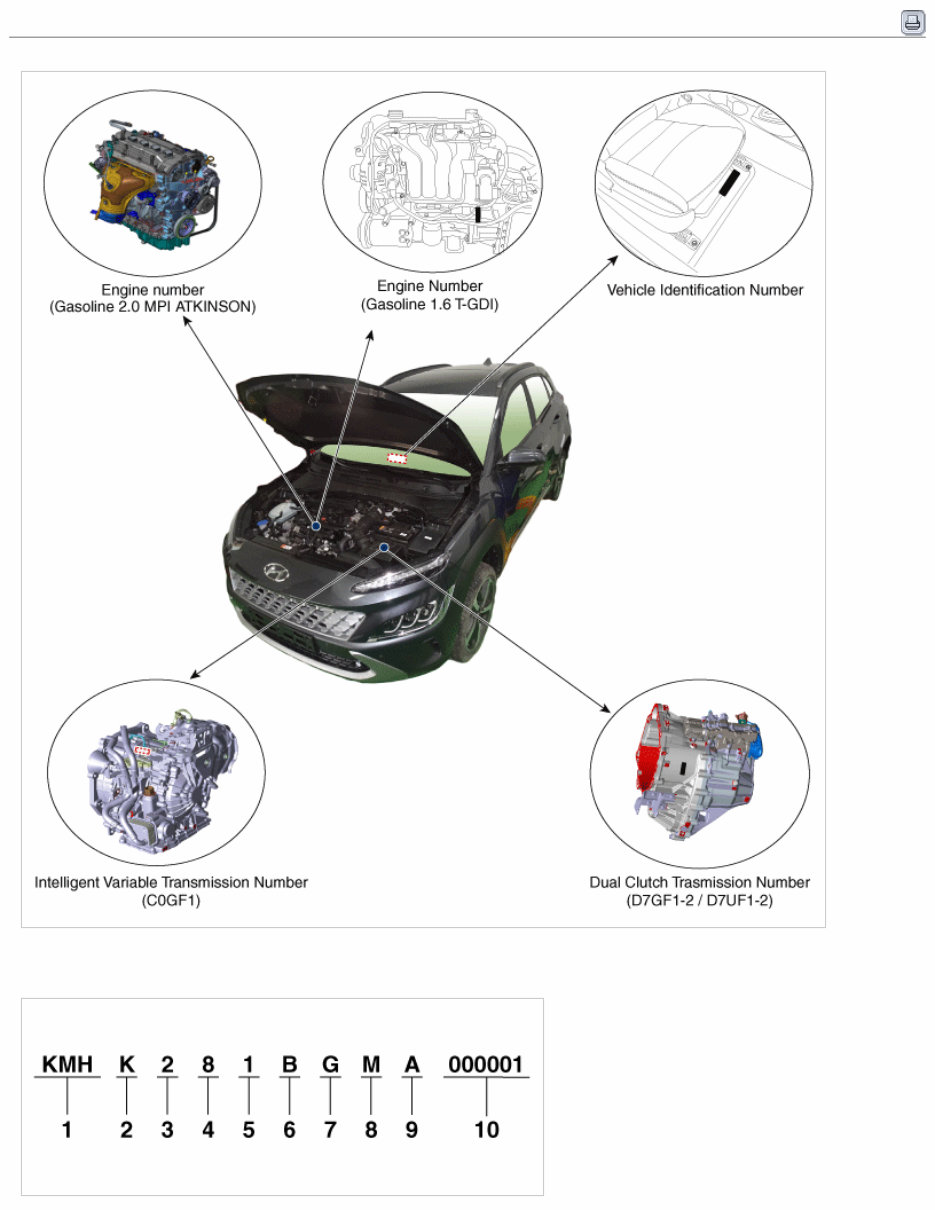 2023 Hyundai KONA (OS) G 2.0 MPI NU PE Service & Repair Manual preview img 2