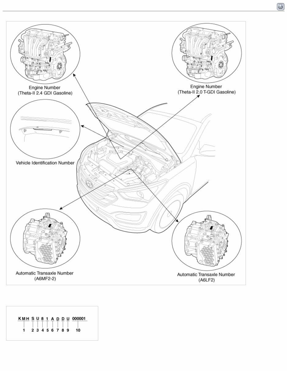 2017 Hyundai SANTAFE SPORT (DMA) G 2.0 T-GDI Service & Repair Manual preview img 2