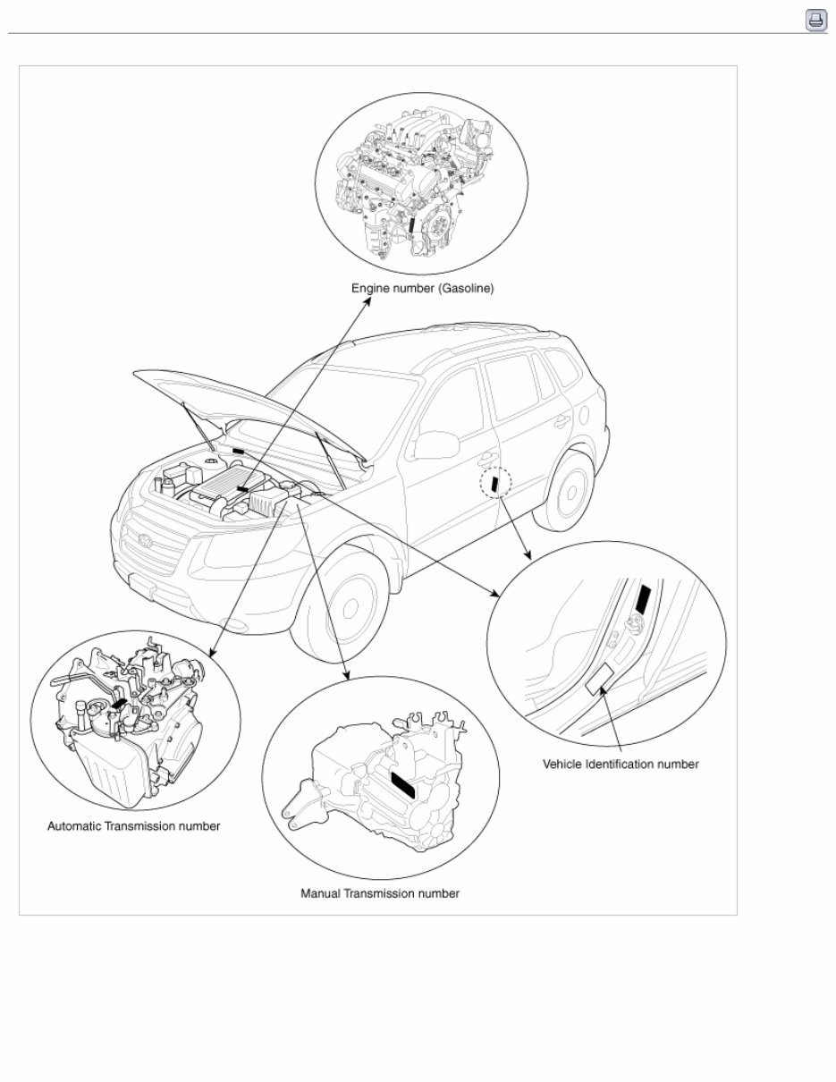 2009 Hyundai SANTAFE (CM) G 2.7 DOHC Service & Repair Manual preview img 1