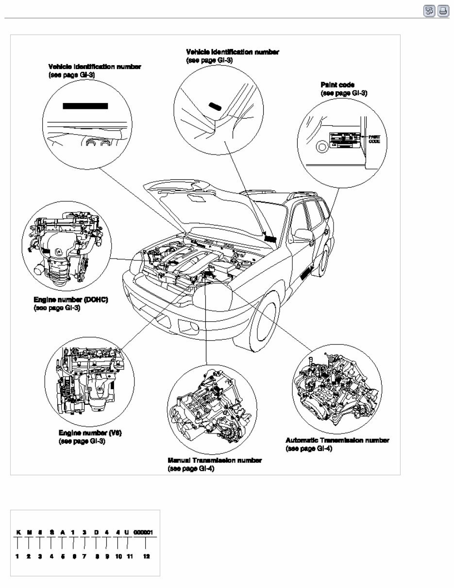 2005 Hyundai SANTAFE (SM) G 2.7 DOHC Service & Repair Manual preview img 1