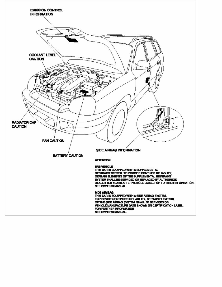 2003 Hyundai SANTAFE (SM) G 2.7 DOHC Service & Repair Manual preview img 5