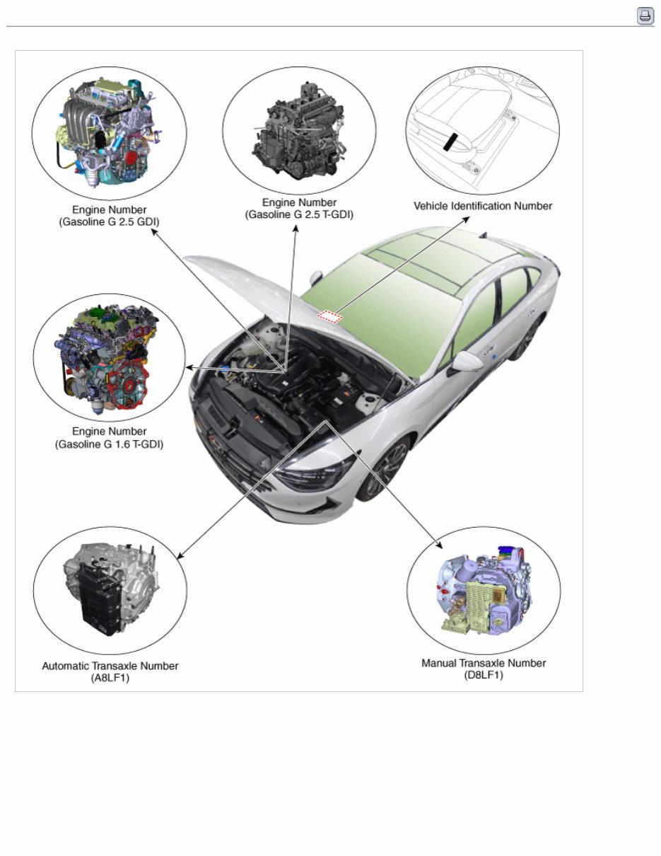 2022 Hyundai SONATA (DN8A) G 1.6 T-GDI GAMMA II Service & Repair Manual preview img 2