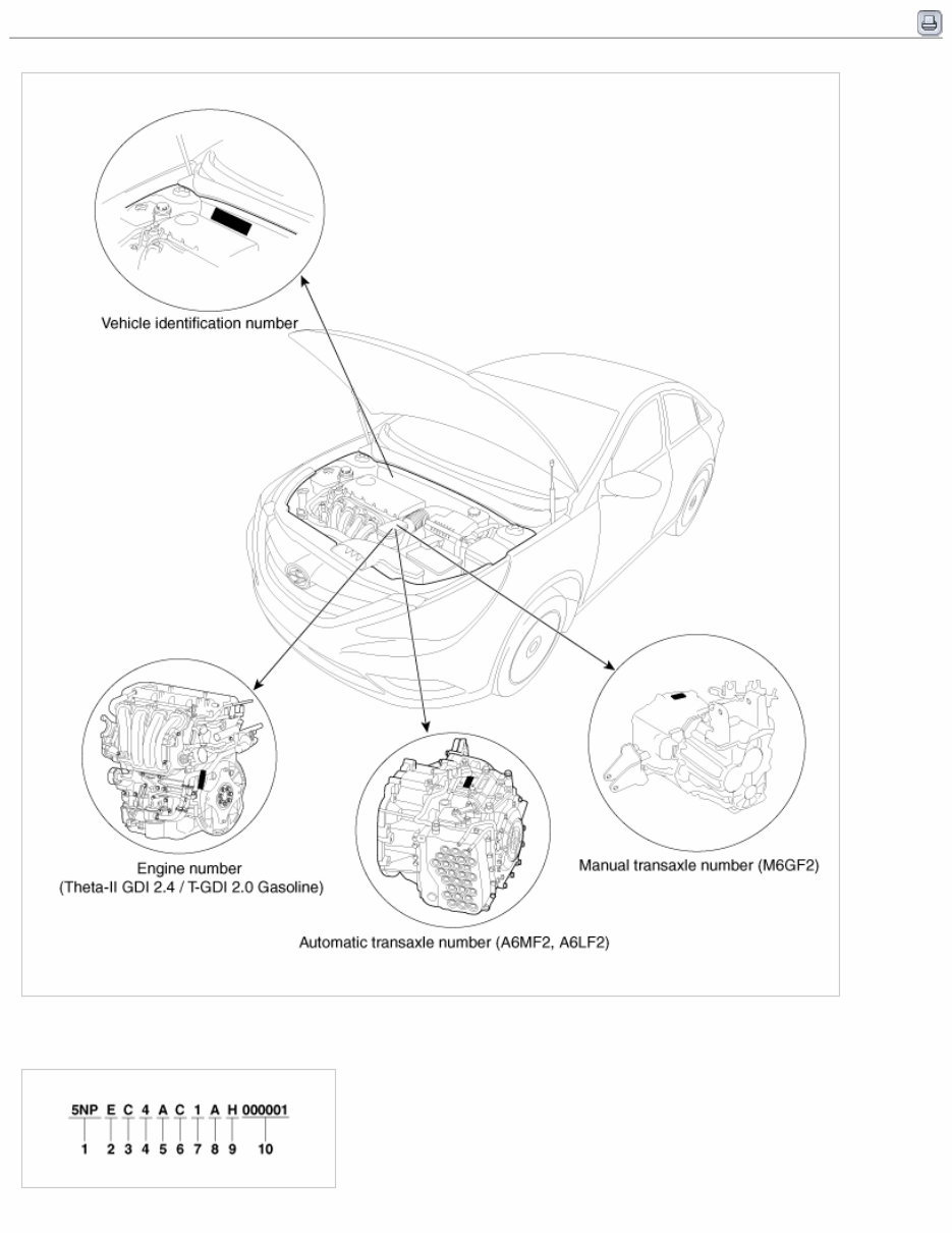 2011 Hyundai SONATA (YFA) G 2.4 GDI Service & Repair Manual preview img 1
