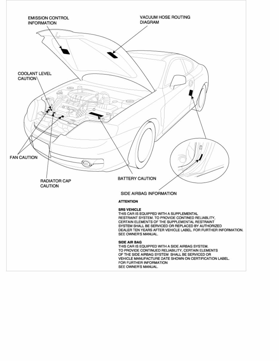 2005 Hyundai TIBURON (GK) G 2.7 DOHC Service & Repair Manual preview img 5