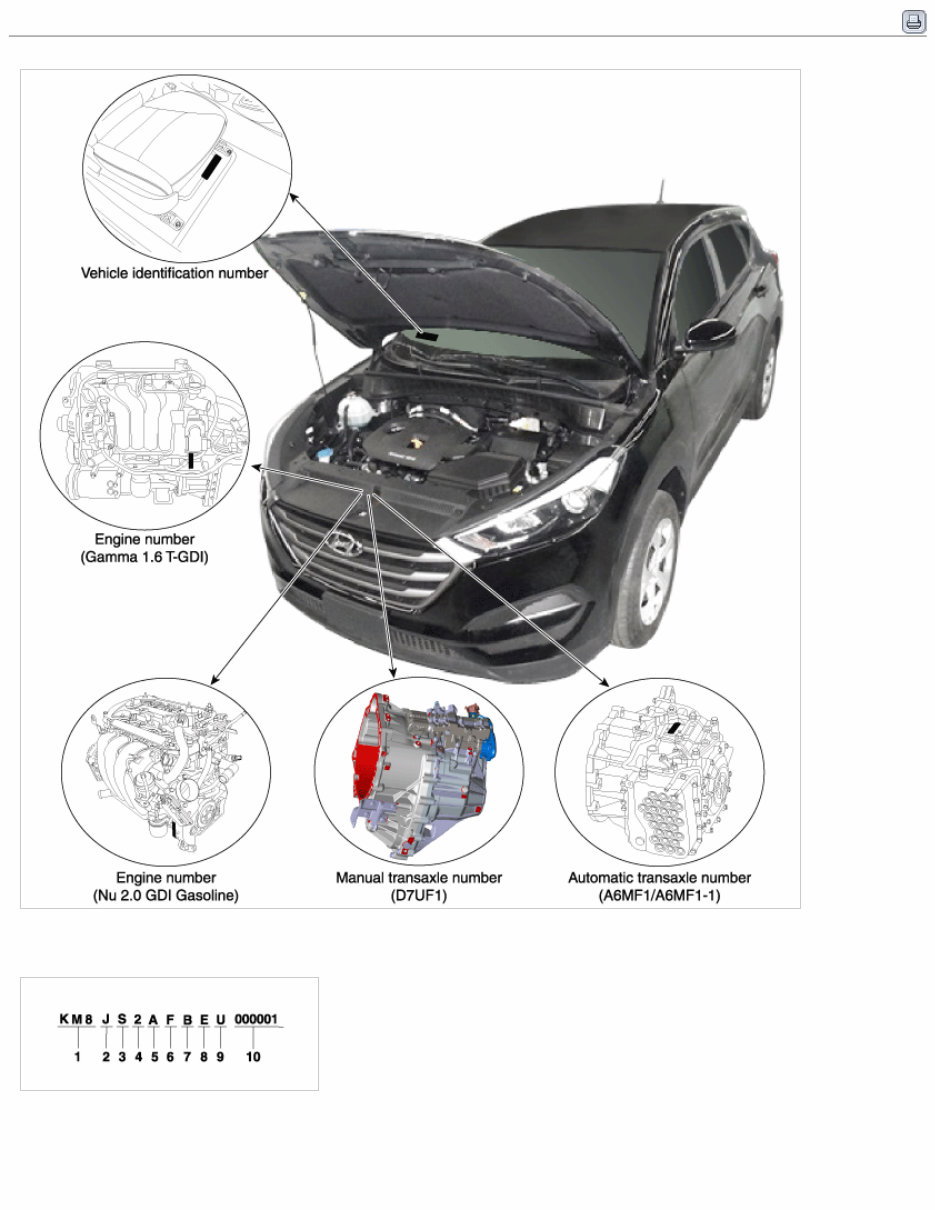 2016 Hyundai TUCSON (TL) G 2.0 GDI Service & Repair Manual preview img 2